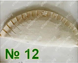 Формующий узел пельменного аппарата Roal Meat QT-150 №12 (чебурек; 12х5см)