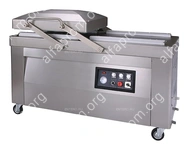 Упаковщик вакуумный Hualian HVC-610S/2A-G (DZQ-610/2SA) 380В с опцией газонаполнения (нерж. сталь)