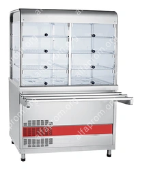 Прилавок-витрина Abat ПВВ(Н)-70КМ-С-02-НШ
