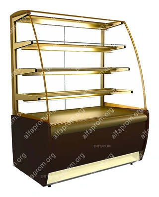 Витрина кондитерская Carboma K70 VM 1,3-1 (ВХСв - 1,3д)
