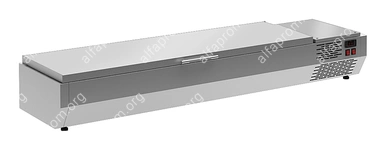 Витрина холодильная Carboma A40 SM 1,2 0430 (VT2-G)  с крышкой