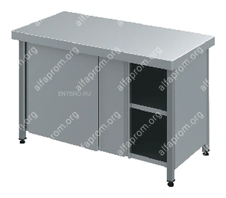 Стол производственный CRYSPI Chef СРЦ Ш К 12/6