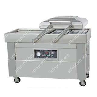 Напольная двухкамерная вакуум-упаковочная машина DZQ-500/2SB SS