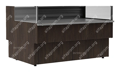 Витрина холодильная Carboma GC110 VM 1,5-2 (ВХСо-1,5 GC110) (динамика, без боковин)